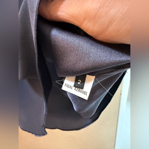 Yigal Azrouel Blue Embellished Relaxed Blouse - Picture 8 of 12